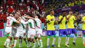 المنتخب البرازيلي ومنتخب المغرب