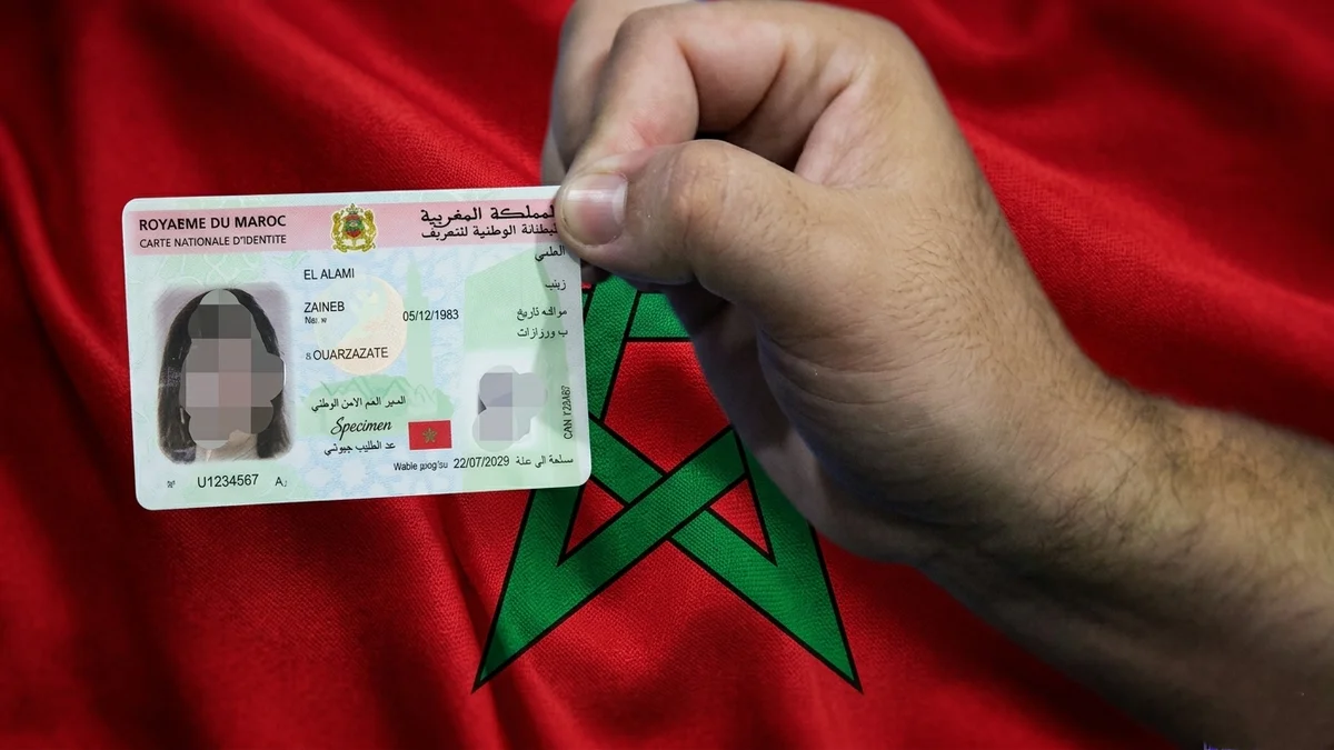 نمودح البطاقة الوطنية