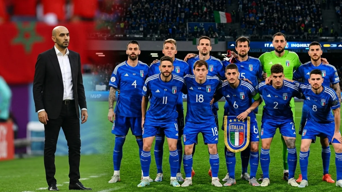 وليد الركراكي والمنتخب الإيطالي