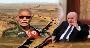 زعيم البوليساريو والرئيس الجزائري