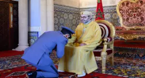 الملك محمد السادس وولي العهد مولاي الحسن