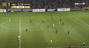من مباراة الجيش الملكي و صن داونز