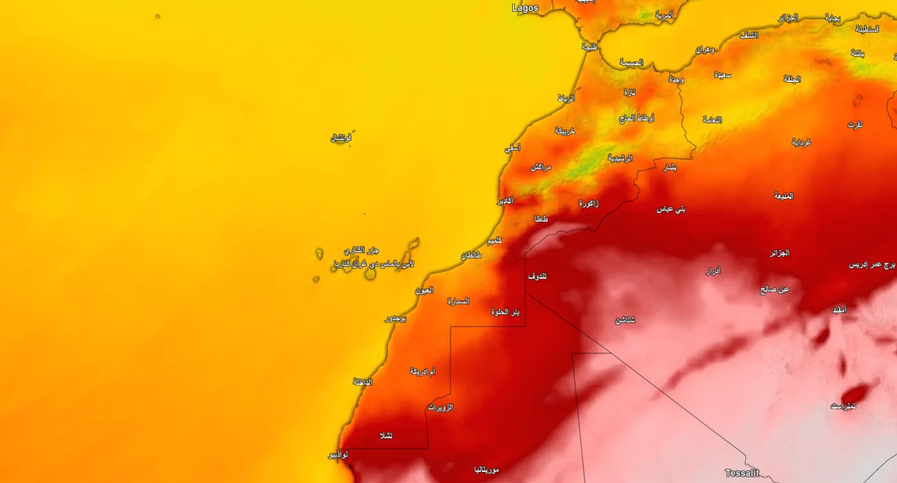 خريطة طقس المغرب