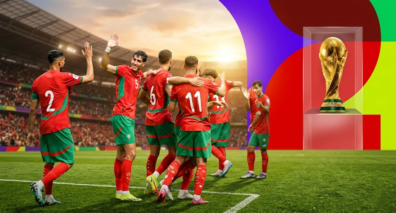 المنتخب المغربي وكأس العالم ـ صورة مركبة ـ