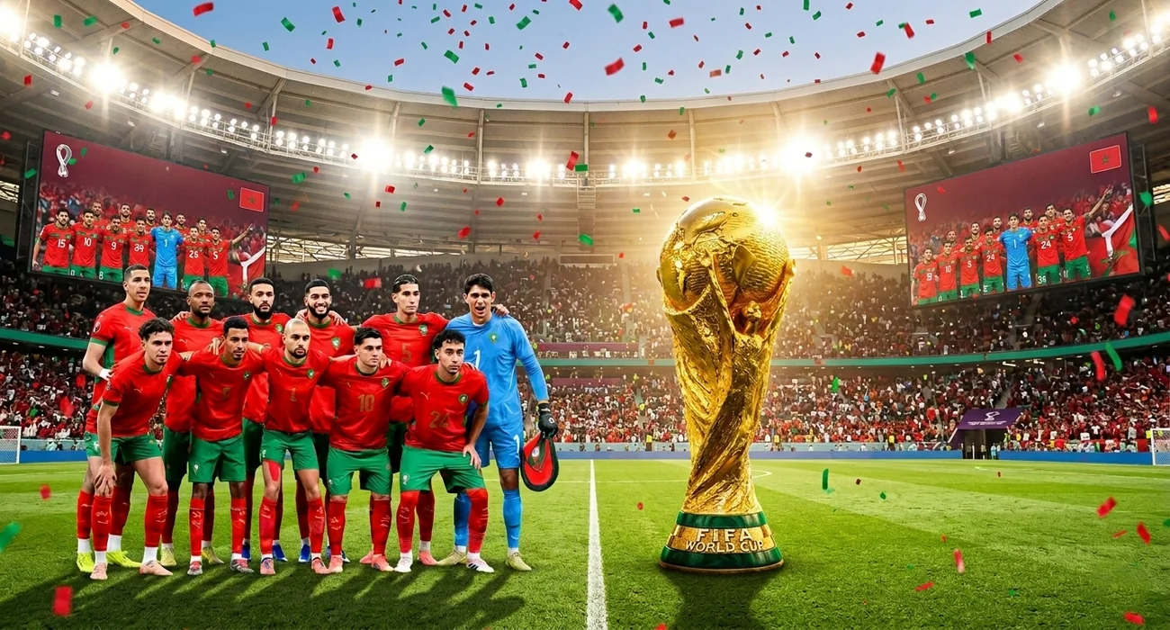 المنتخب المغربي وكأس العالم 2026 ـ صورة مركبة ـ