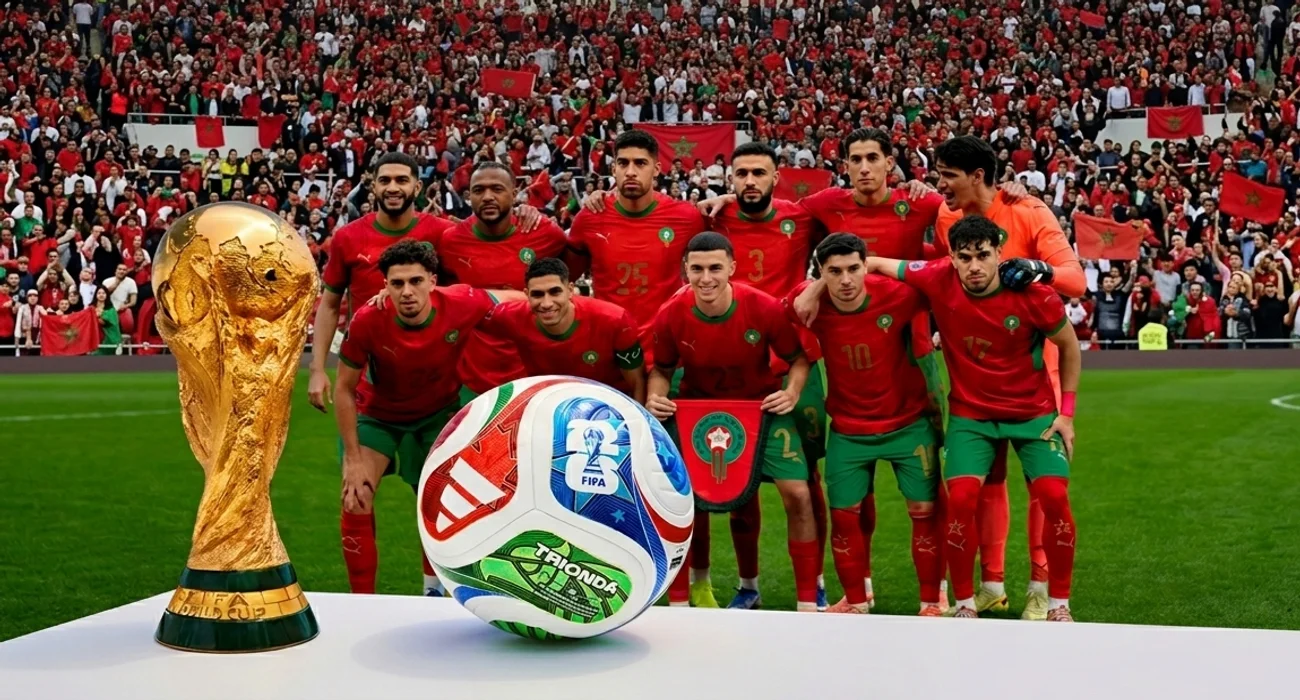 كأس العالم 2026 والمنتخب المغربي ـ صورة مركبة ـ
