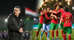 مدرب منتخب مصر والمنتخب المغربي لأقل من 17 سنة ـ صورة مركبة ـ