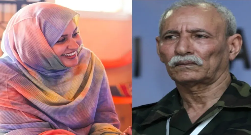 الوزيرة الناها هارون الشيخ سيديا وزعيم البوليساريو