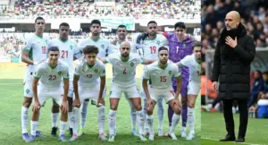 غوارديولا والمنتخب المغربي ـ صورة مركبة ـ