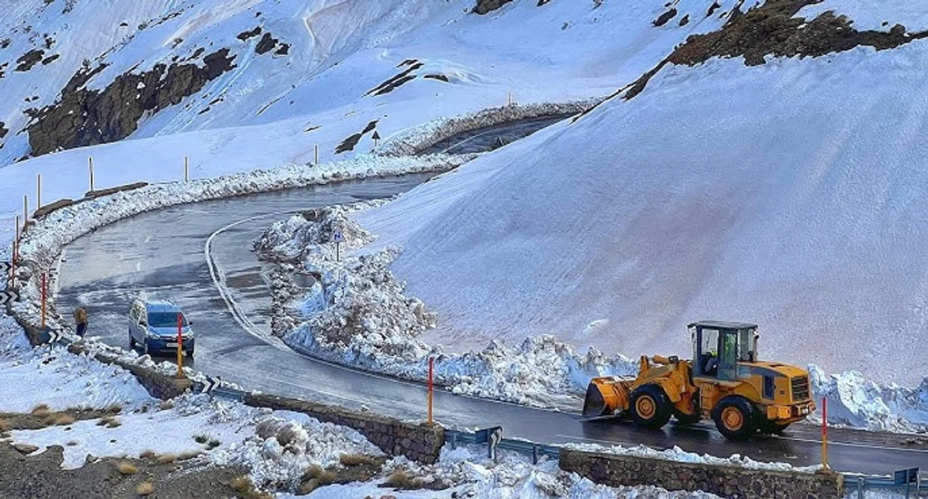 ثلوج بمرتفعات المغرب