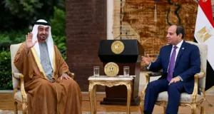 عبد الفتاح السيسي ورئيس الإمارات