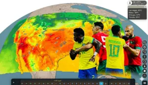 مباراة المغرب والبرازيل تحت حرارة مرتفعة
