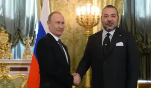الملك محمد السادس والرئيس الروسي