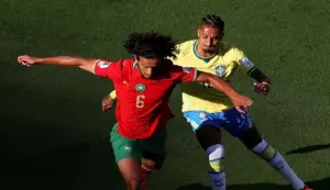 أيوب بوعدي أمام البرازيل