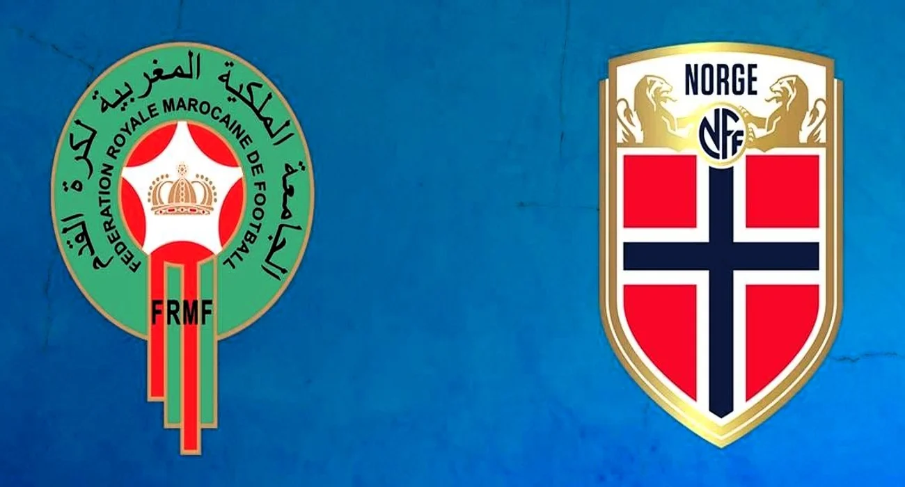 شعاري المنتخب المغربي والنرويج