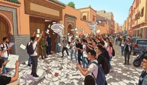 تمزيق المقررات الدراسية أمام المؤسسات التعليمية ـ صورة تعبيرية ـ