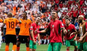 منتخبي المغرب وهولندا ـ صورة تركيبية ـ