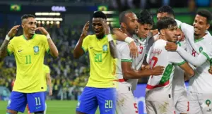 فينيسيوس ورافينيا والمنتخب المغربي ـ صورة مركبة ـ