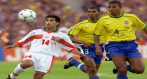 صلاح الدين بصير في مونديال 1998 أمام البرازيل