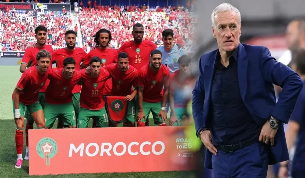 ديدييه ديشان والمنتخب المغربي ـ صورة مركبة ـ