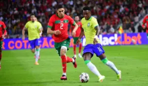 من مباراة سابقة بين المغرب والبرازيل