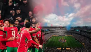 ملعب “ميتلايف” والمنتخب المغربي ـ صورة مركبة ـ