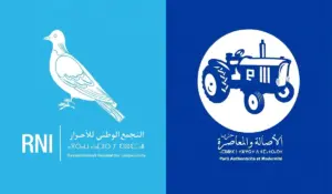 شعار حزبي الحمامة والتراكتور