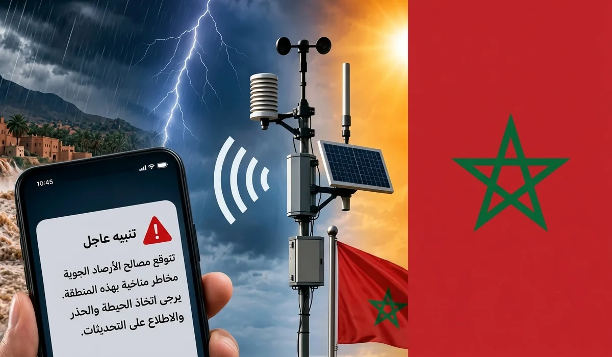 المغرب يستعد لإطلاق نظام إنذار مبكر عبر رسائل SMS للتنبيه بالظواهر الجوية ـ تعبيرية ـ
