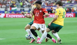 من مباراة مصر وأستراليا ـ كأس العالم 2026
