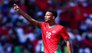 أمير ريتشاردسون بقميص المنتخب المغربي
