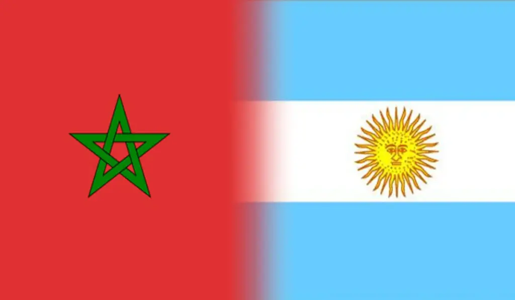 علمي المغرب والأرجنتين