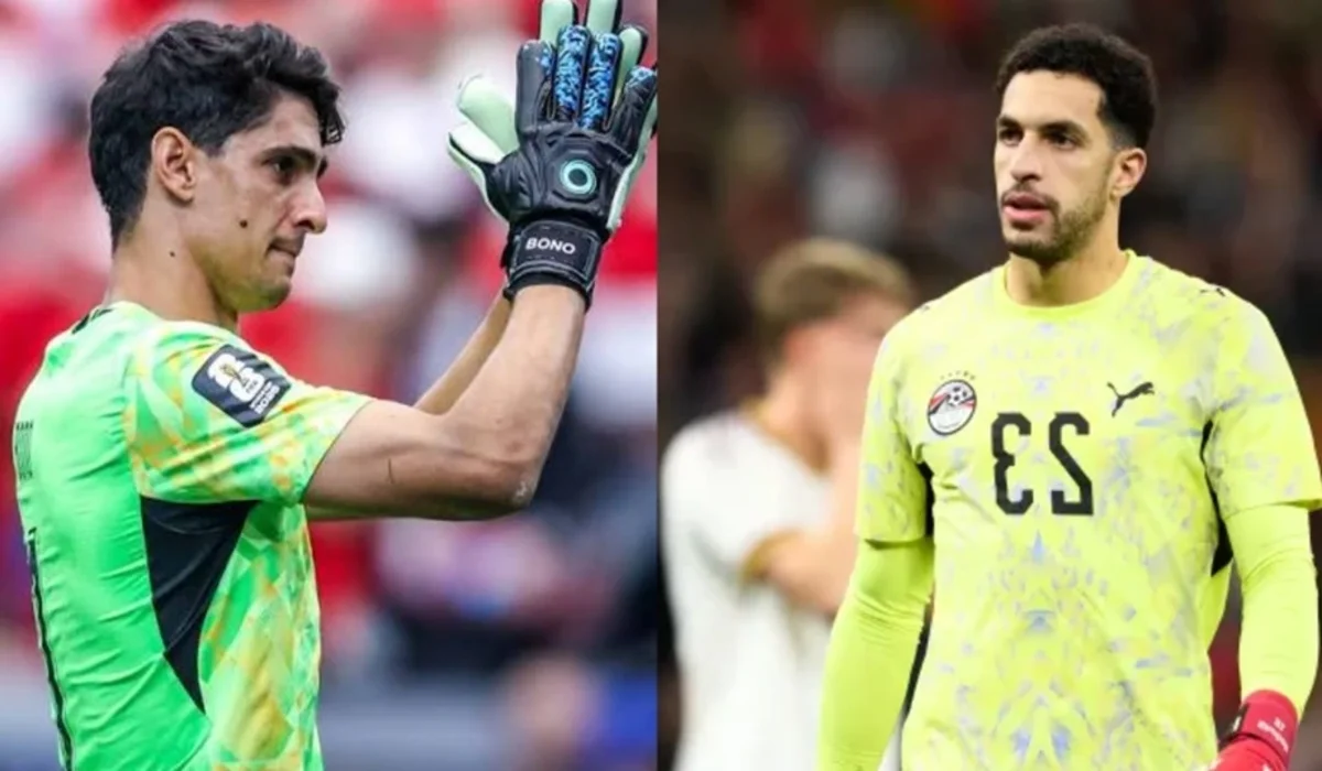ياسين بونو ومصطفى شوبير