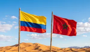 علمي كولومبيا والمغرب