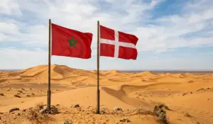 علمي الدنمارك والمغرب