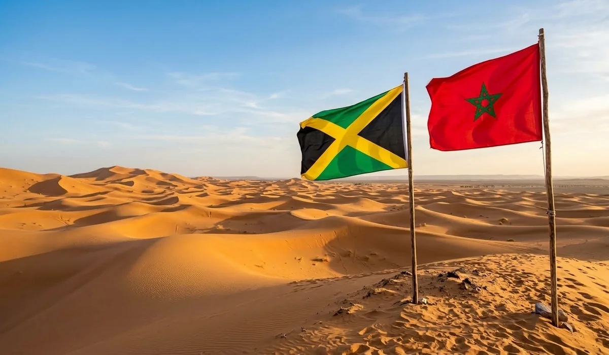 علمي المغرب وجامايكا