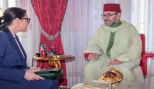 الاستقبال الملكي لفاطمة الزهراء المنصوري