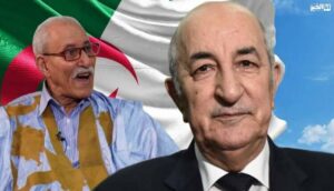 الرئيس الجزائري وزعيم البوليساريو